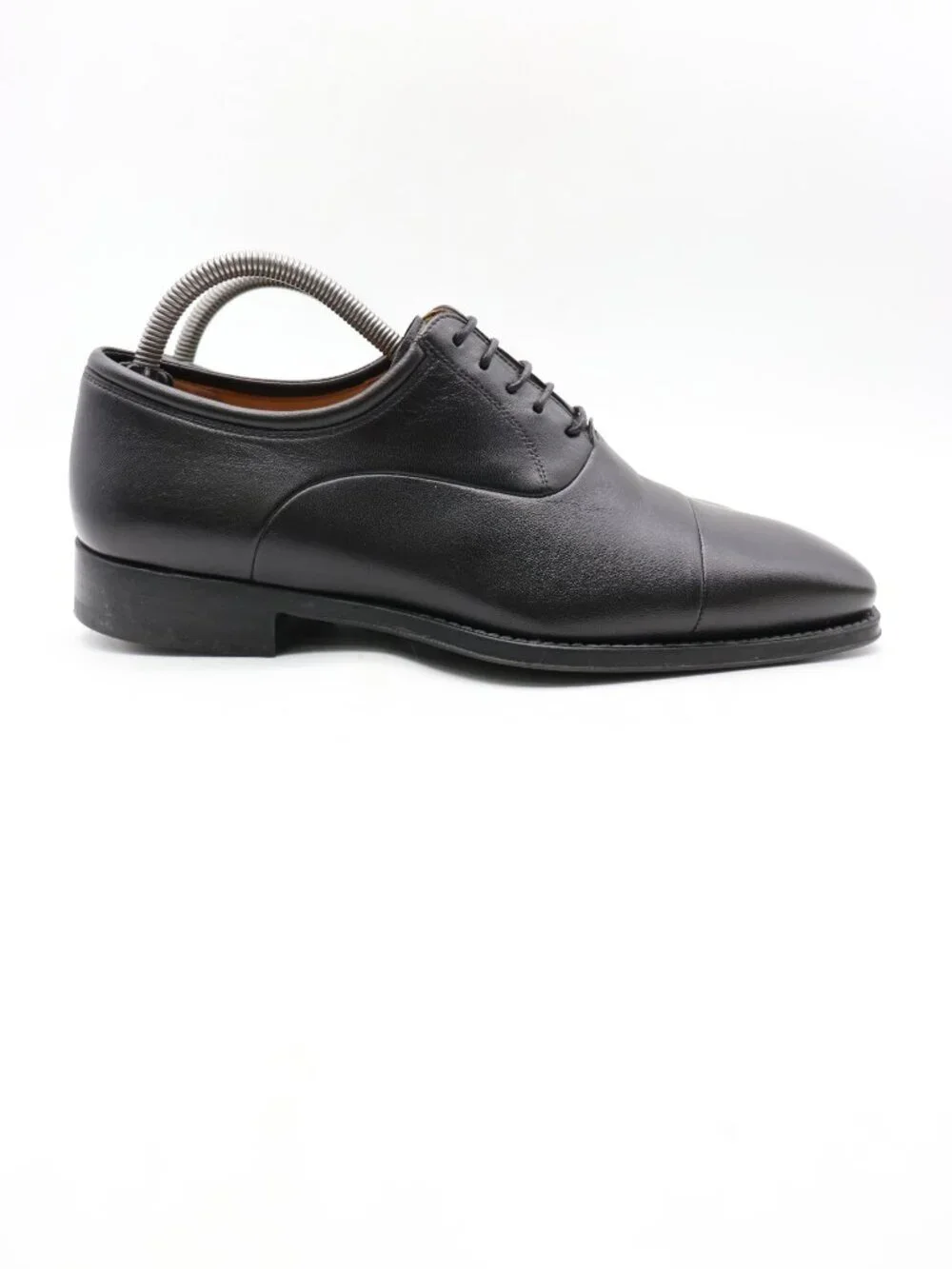 Magnanni Federico Men's Size 7.5 D Oxford Cap Toe Black Leather Dress 12654